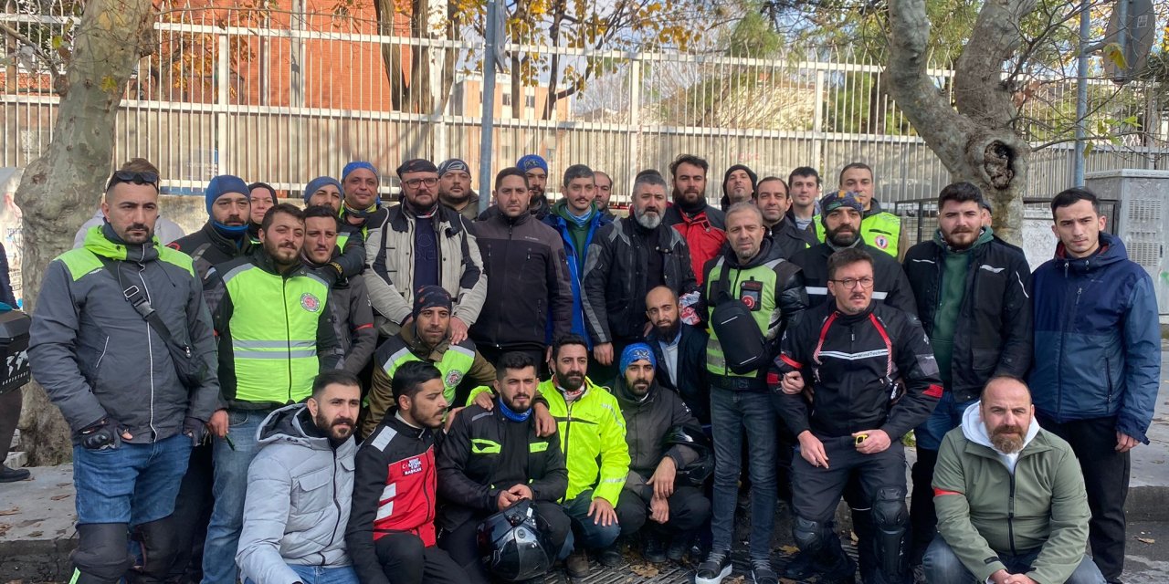 Zincirlikuyu'dan Çağlayan'a 'Yunus Emre Göçer İçin Adalet Sürüşü'