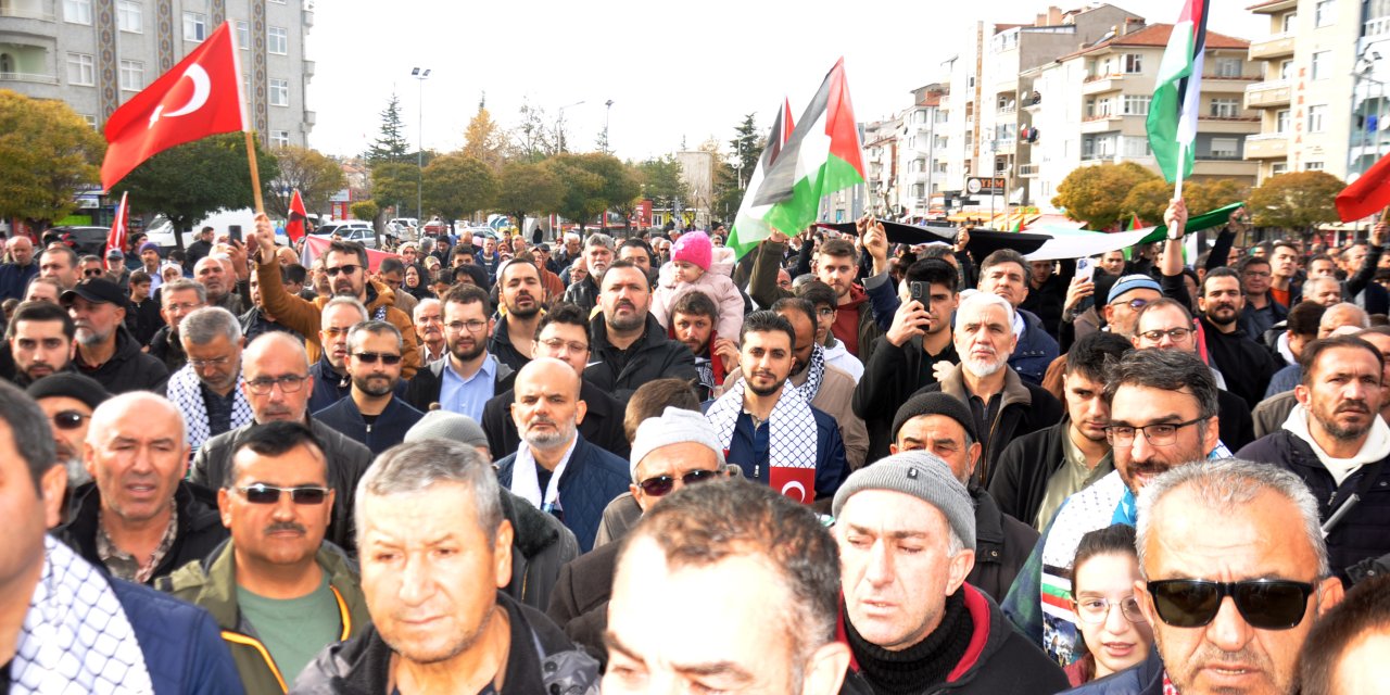 Karaman'da Filistin Yürüyüşü