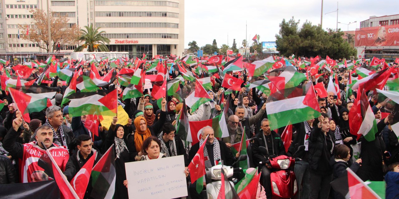 Samsun'da 'Filistin İçin Yürüyoruz' Etkinliği