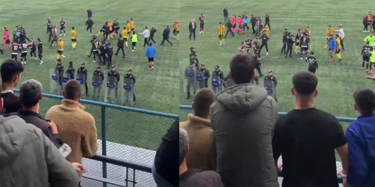 Arsin İdmanyurdu - Çayelispor Maçında Kavga