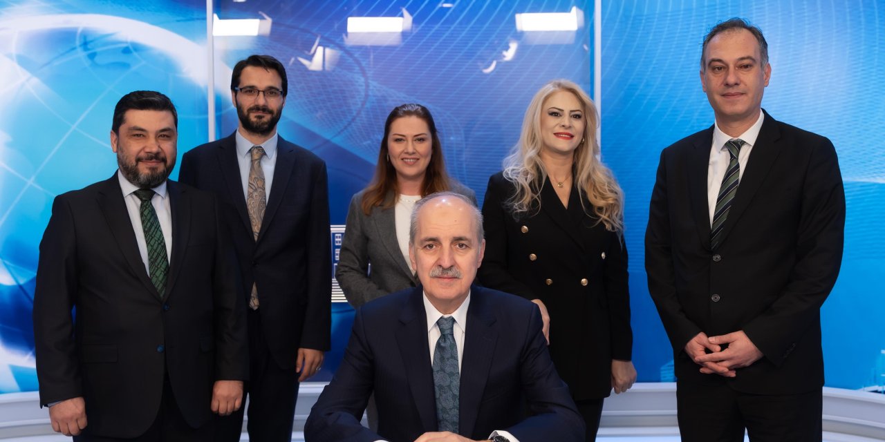 Tbmm Başkanı Kurtulmuş, Tbmm Tv'yi Ziyaret Etti