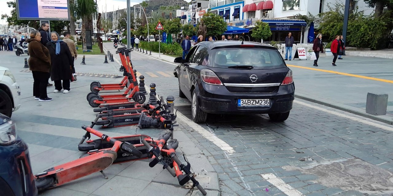 Bodrum'da Alkollü Sürücü İle Arkadaşı Polise Zor Anlar Yaşattı