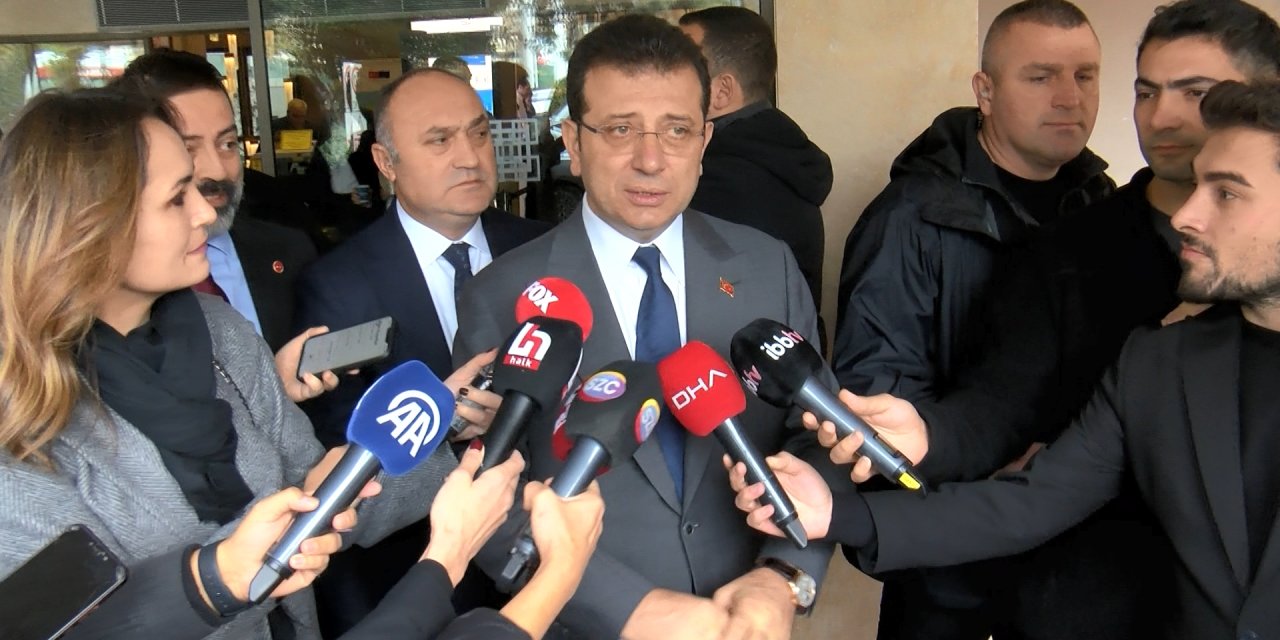 İmamoğlu: (Muharrem İnce)  İstanbul'a Destek Olacağını Tarafıma İletti