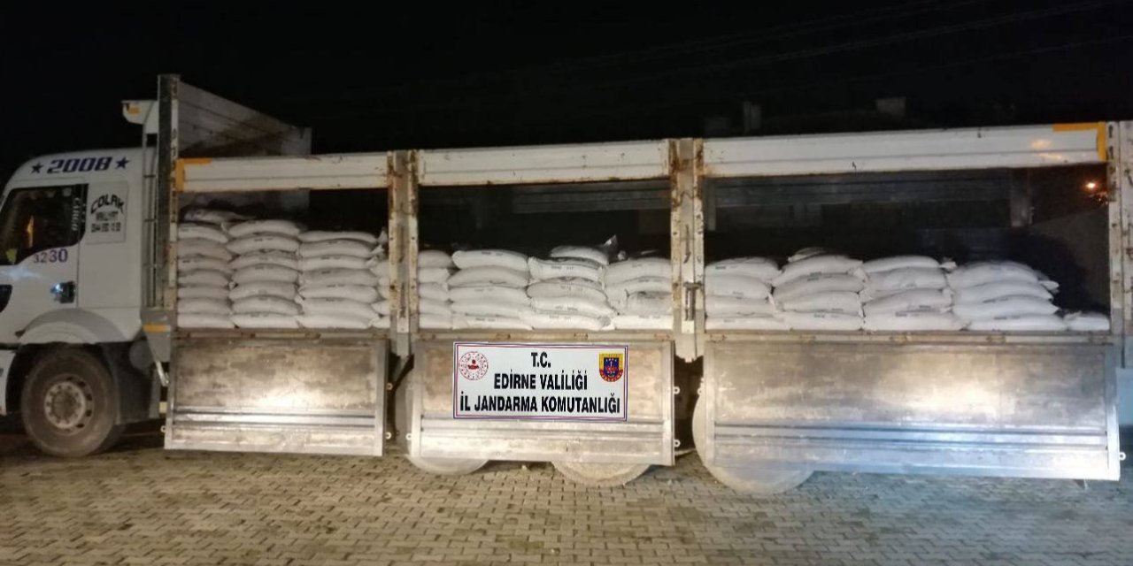 Edirne’de 20 Ton Sahte Gübre Ele Geçirildi
