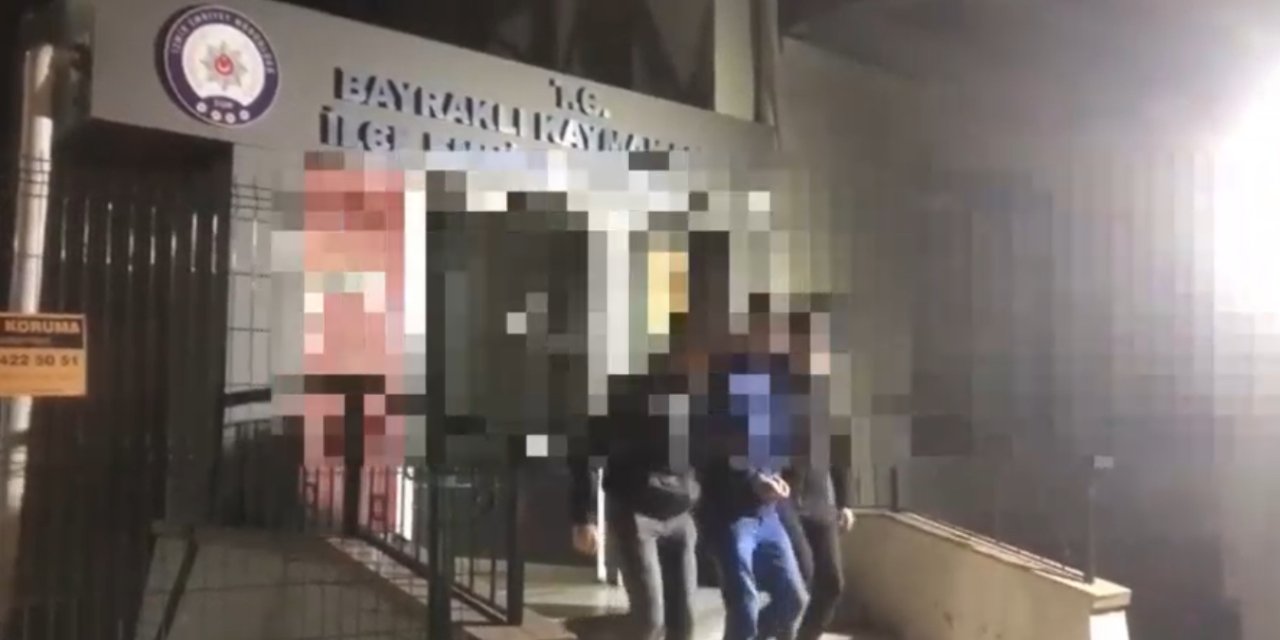 İzmir'de, Silahla Yaralama Ve İş Yeri Kurşunlama Olaylarına Karışan 5 Şüpheli Yakalandı
