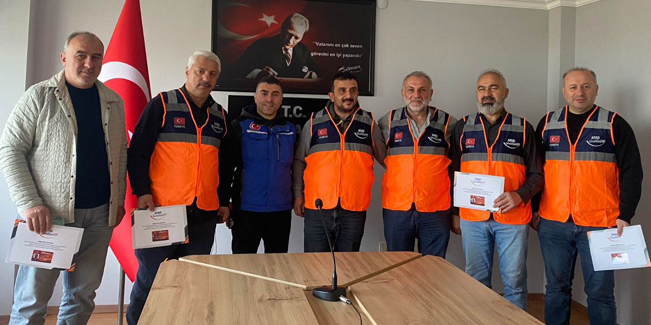 Rize’de 154 Muhtar AFAD Gönüllüsü Oldu