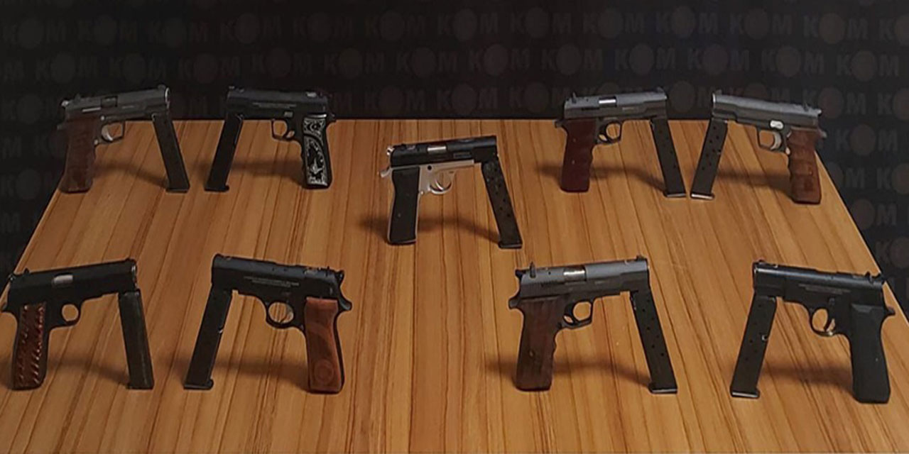 Rize’de 15 Ruhsatsız Silah Ele Geçirildi, 9 Kişi Gözaltına Alındı