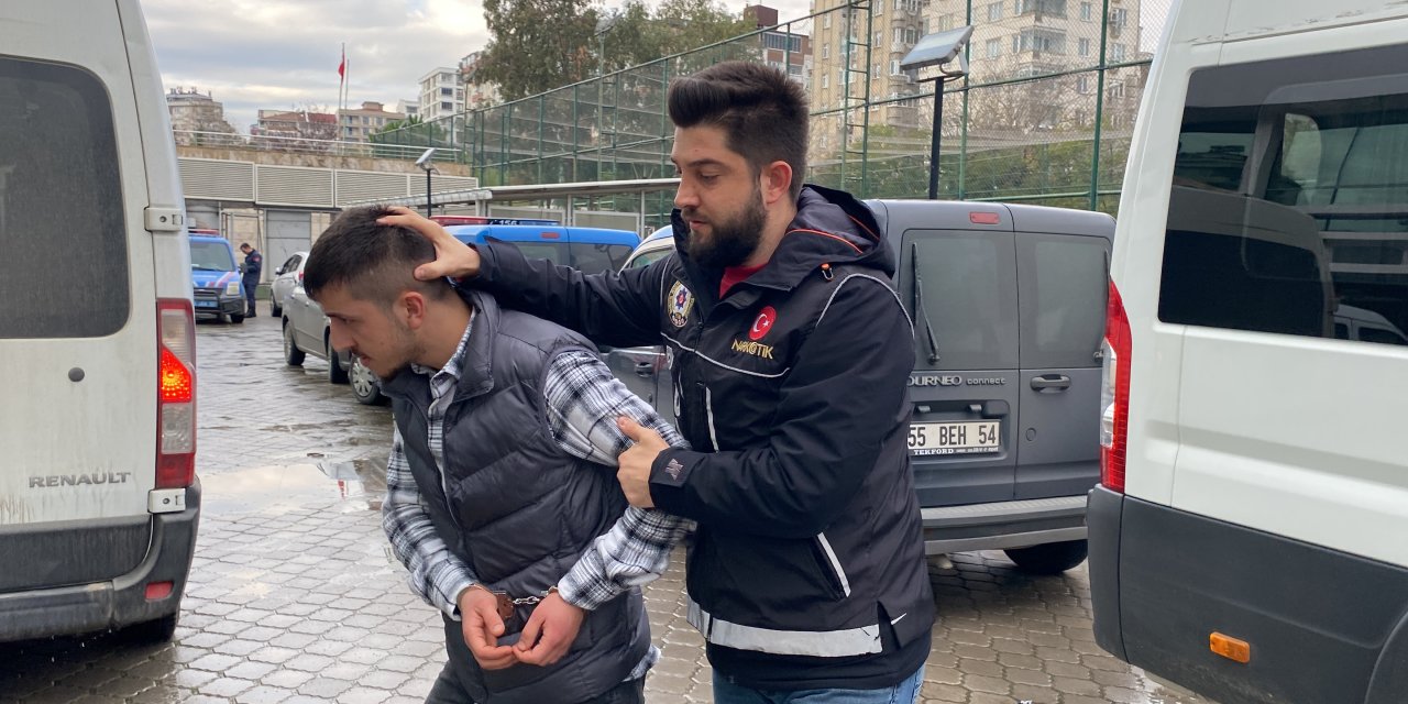 Samsun'da Uyuşturucuyla Yakalanan Şüpheli Tutuklandı