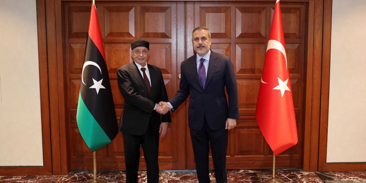 Bakan Fidan, Libya Temsilciler Meclisi Başkanı Salih İle Görüştü