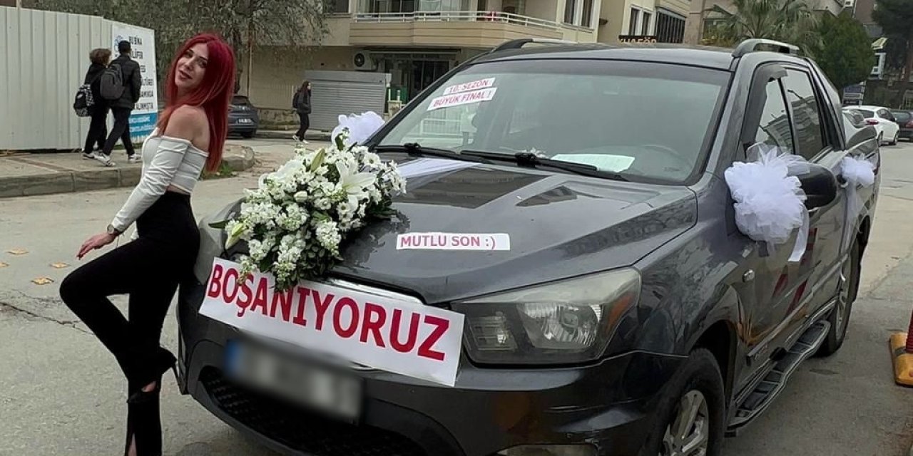 Boşanma Davasına, 'Osman Cehenneme Kadar Yolun Var, Boşanıyoruz' Yazılı Aracıyla Gitti