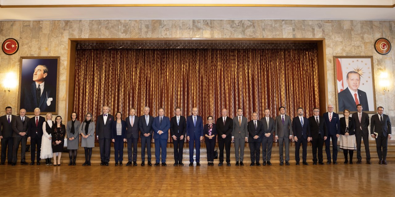 Kurtulmuş, Ab Üyesi Ülkelerin Büyükelçilerini Kabul Etti