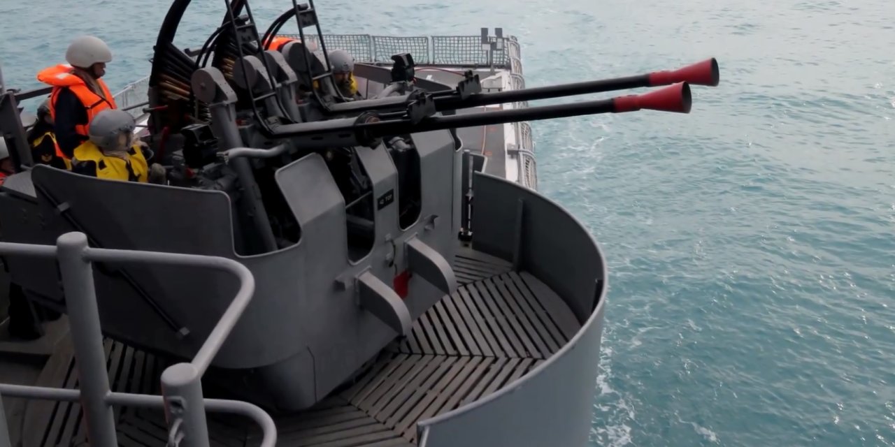 Türk Deniz Kuvvetleri, 'Deniz Eğitimleri Ve Fiili Silah Atış Eğitimleri' Yaptı