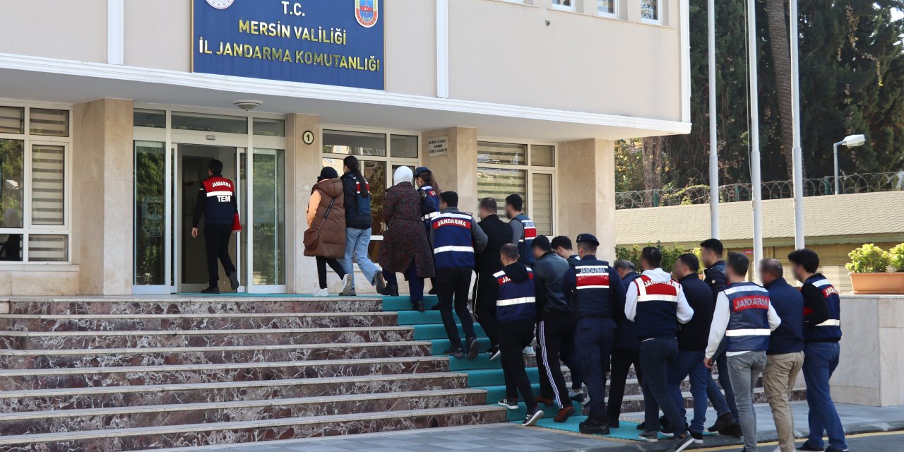 Mersin Merkezli Deaş Operasyonu: 9 Gözaltı