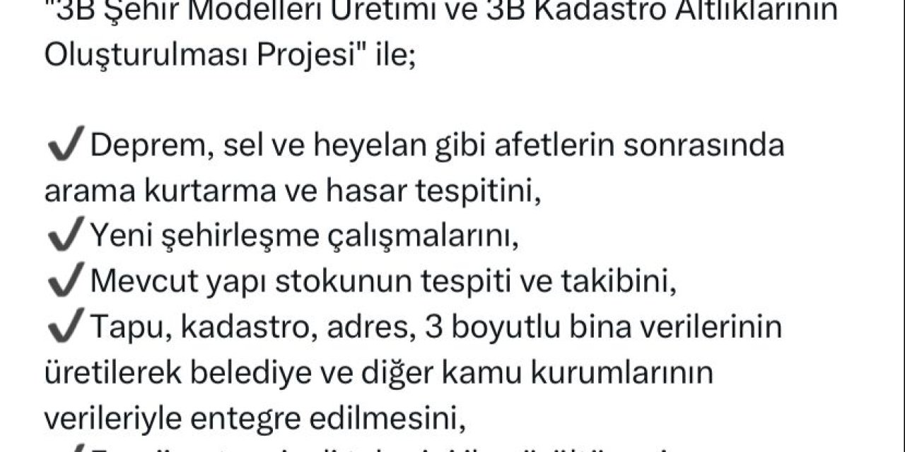 Bakan Özhaseki: Şehirlerin Dijital İkizlerini Çıkarıyoruz