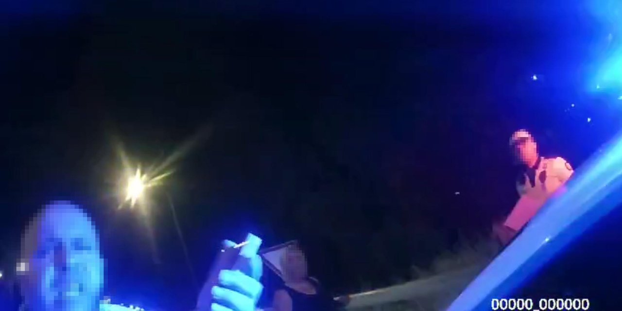 Alkollü Sürücüden Trafik Polisine Tehdit Kamerada