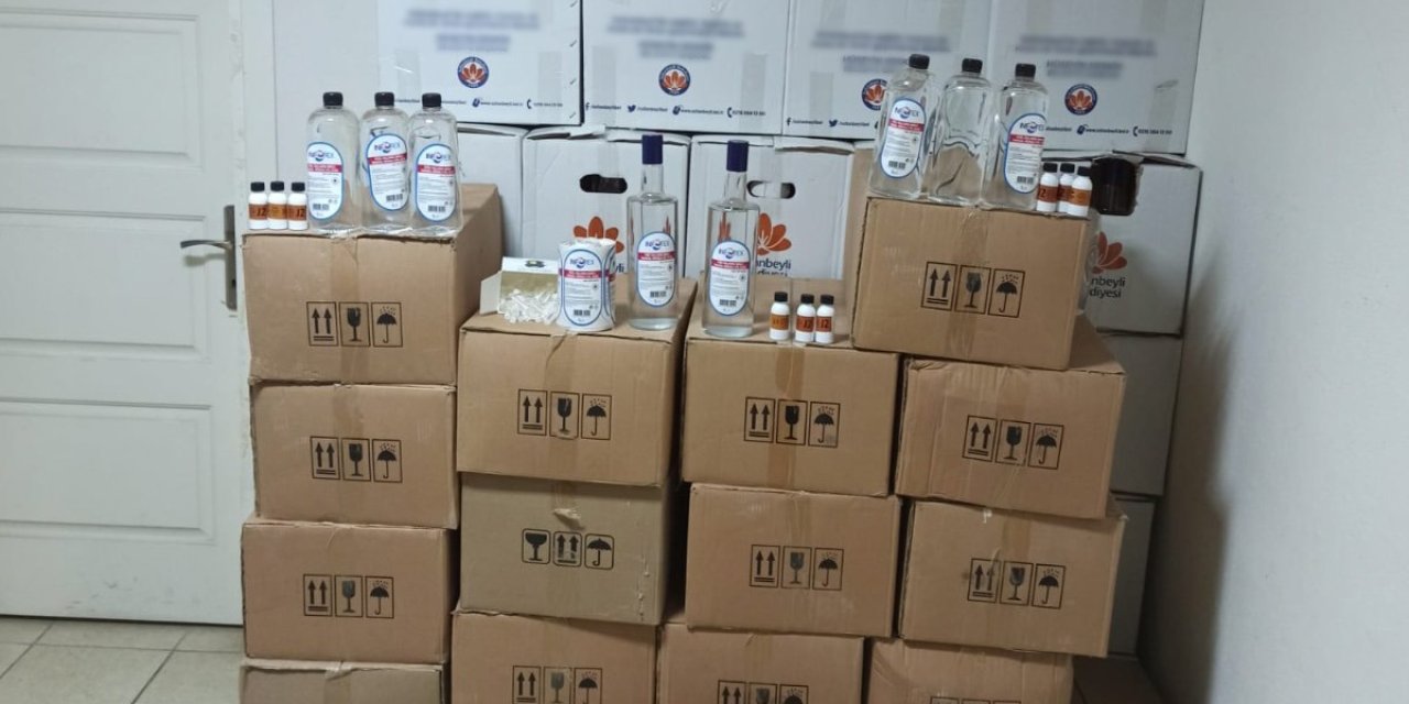 Bursa'da 616 Litre Sahte İçki Ele Geçirildi; 1 Gözaltı