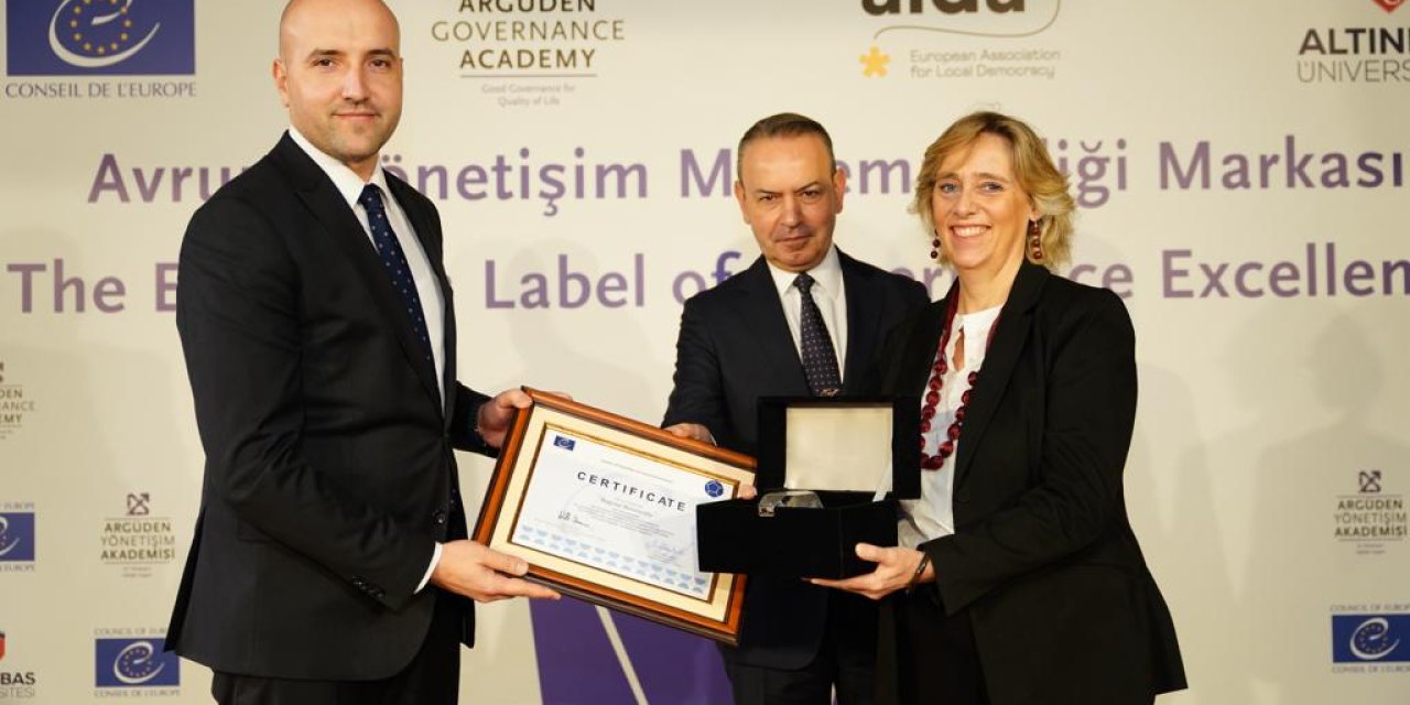 Bağcılar Belediyesi’ne ‘Avrupa Yönetişim Mükemmelliği Markası’ Ödülü