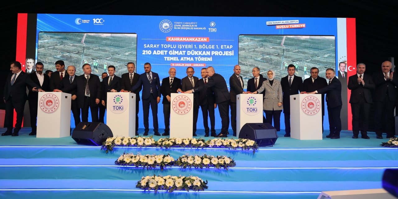 Ankara'da Uluslararası Gıda Hali'nin Temeli Atıldı