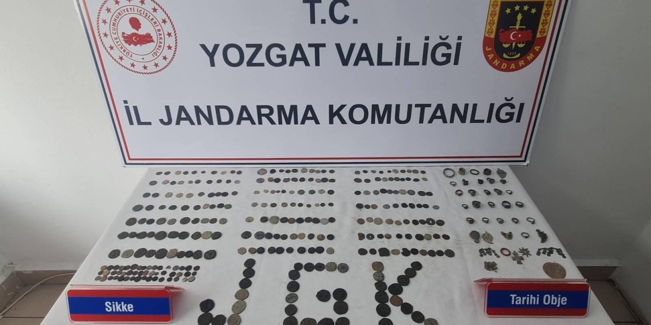 Yozgat'da 377 Parça Tarihi Eser Ele Geçirildi; 1 Gözaltı
