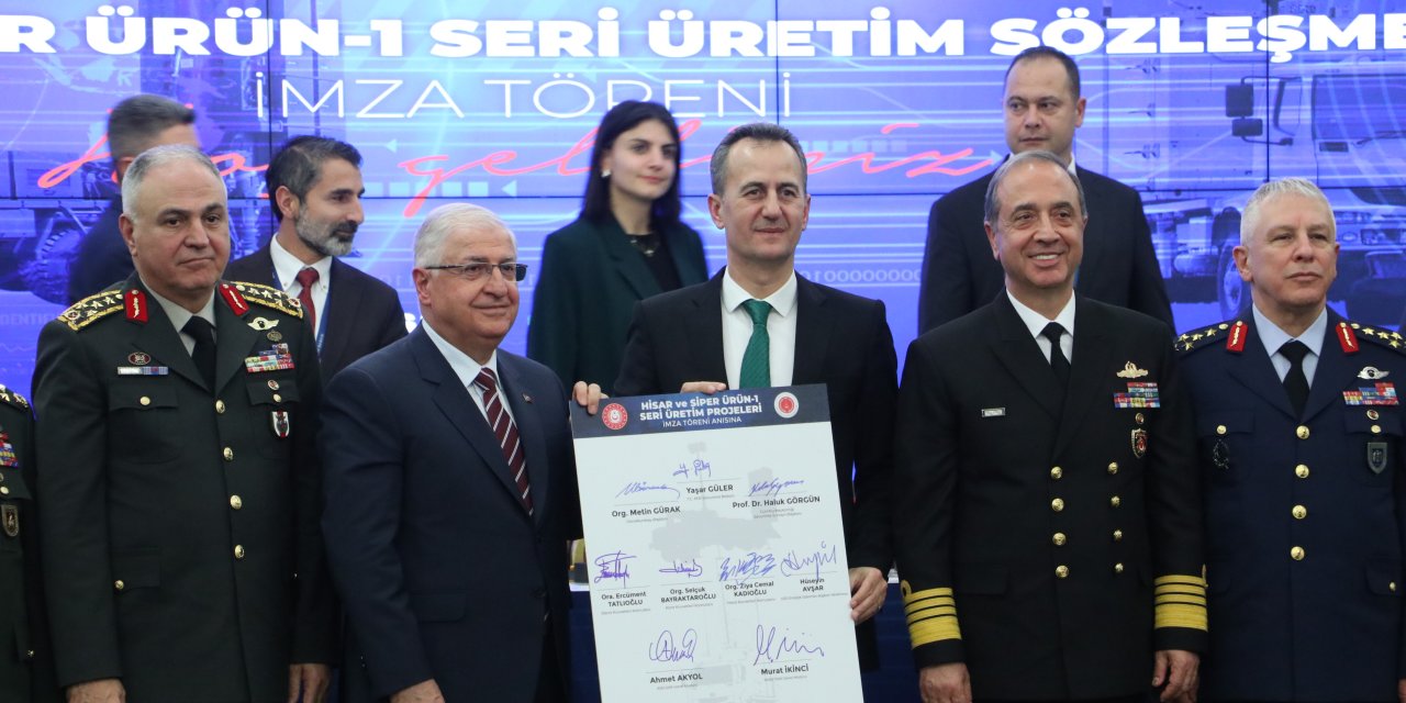 Yerli Hava Savunma Füzeleri İçin Seri Üretim Sözleşmesi İmzalandı