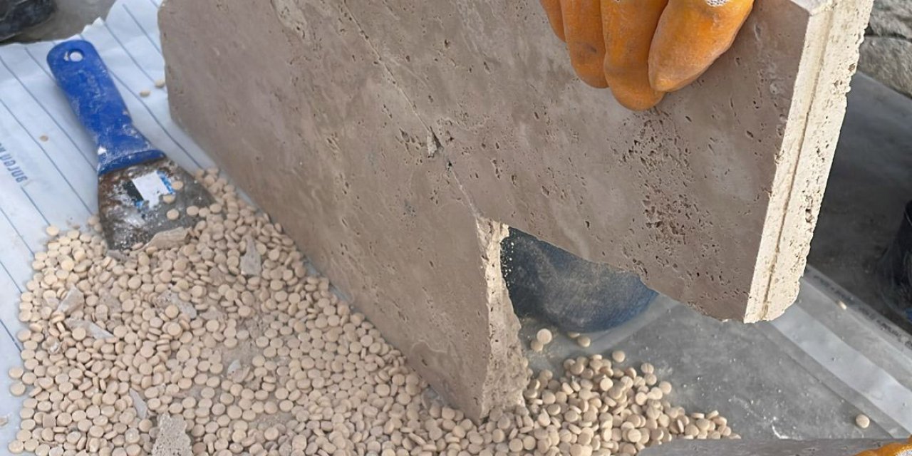 Mermer Bloklarda Uyuşturucu Sevkiyatına 5 Gözaltı