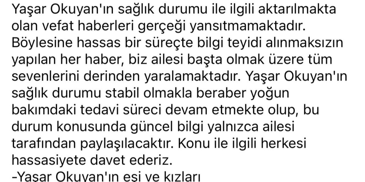 Eski Bakan Yaşar Okuyan, Entübe Edildi