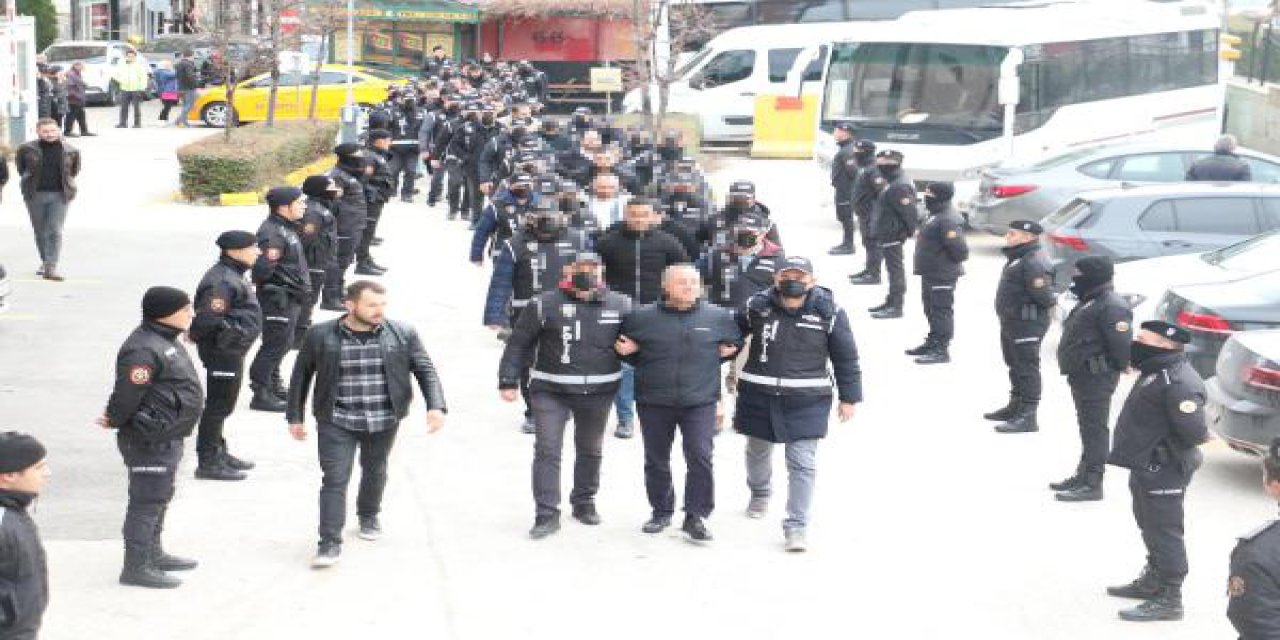 Eskişehir'de, 'Kafes-18' Operasyonuna 13 Tutuklama