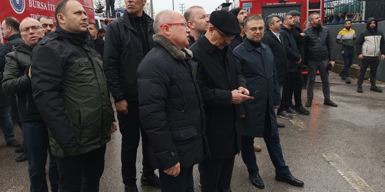 Bursa'da Tekstil Fabrikasında Yangın (2)