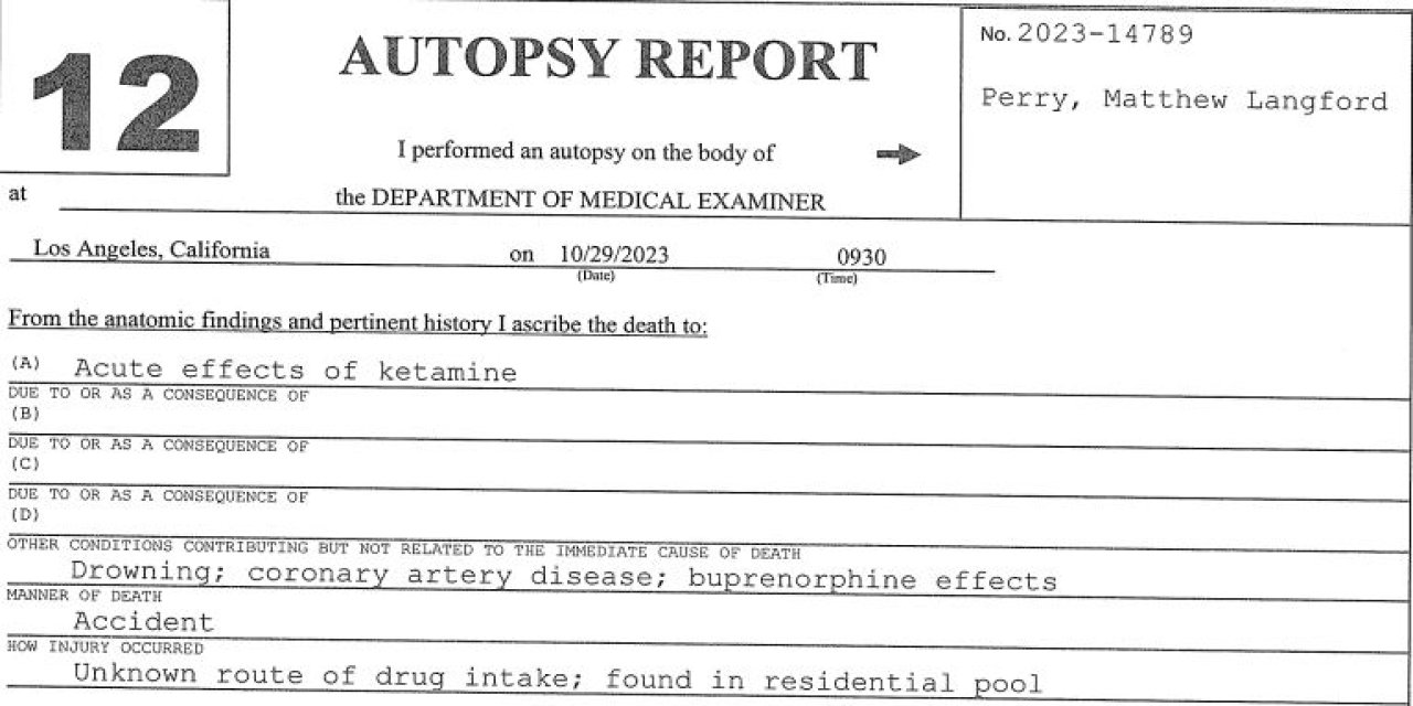 Friends’in Yıldızı Matthew Perry’nin Ölüm Sebebi Açıklandı