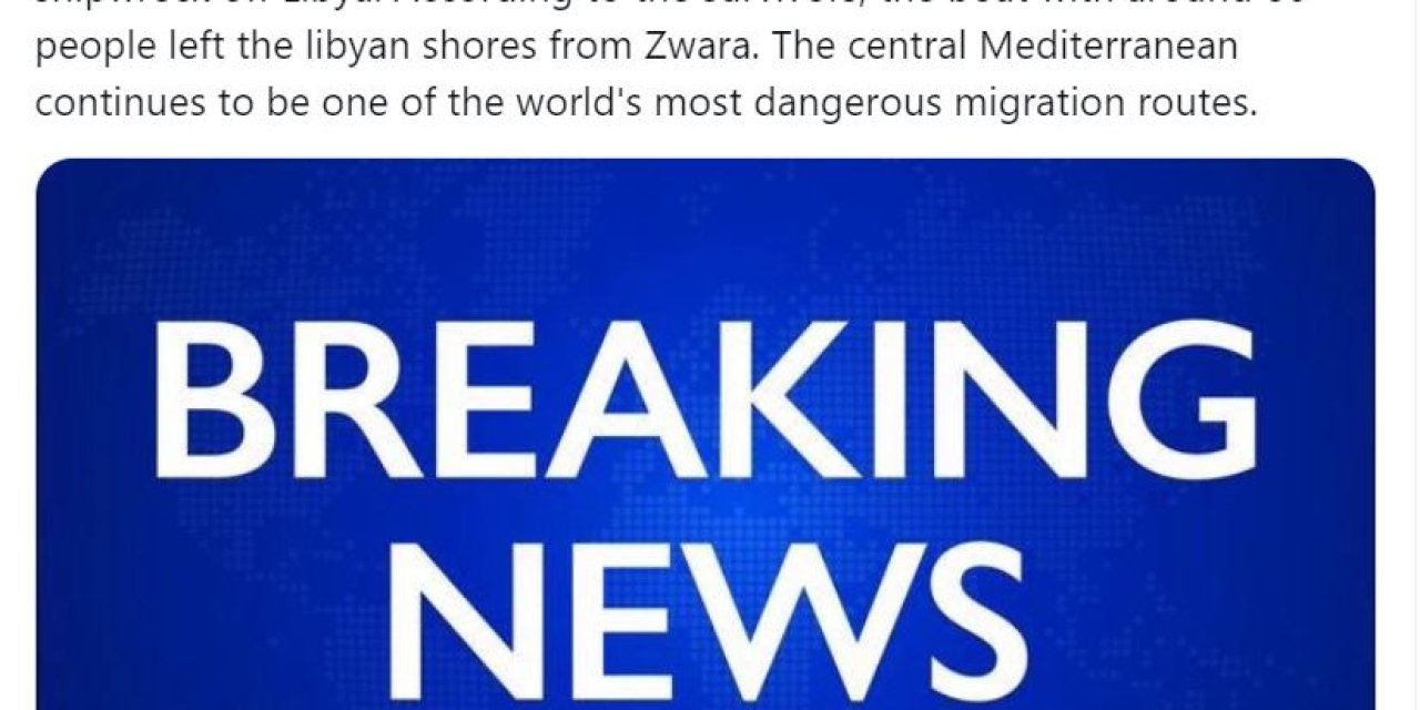 Bm: Libya Açıklarında 61 Göçmen Hayatını Kaybetti