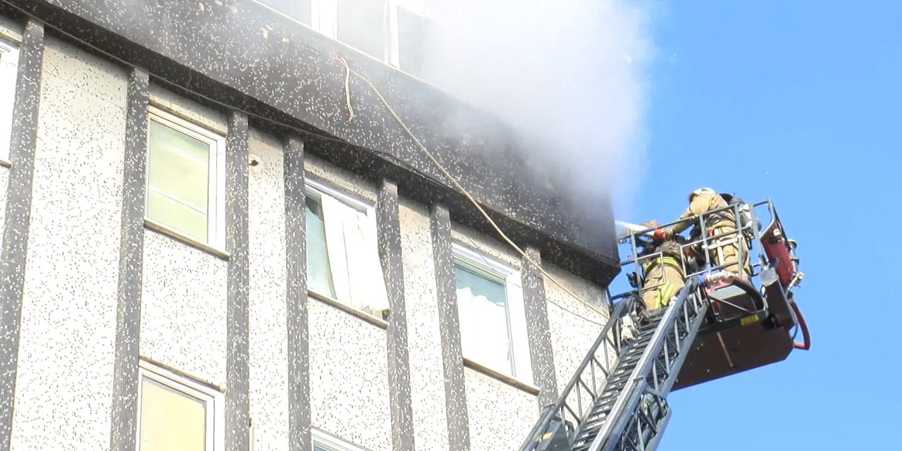 (Geniş Haber) Güngören'de Hastanede Yangın
