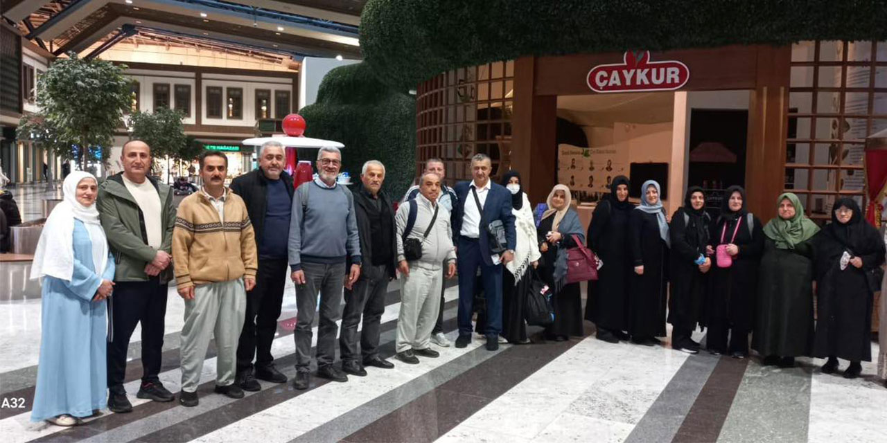 Rizeli Umreciler kutsal topraklara uğurlandı