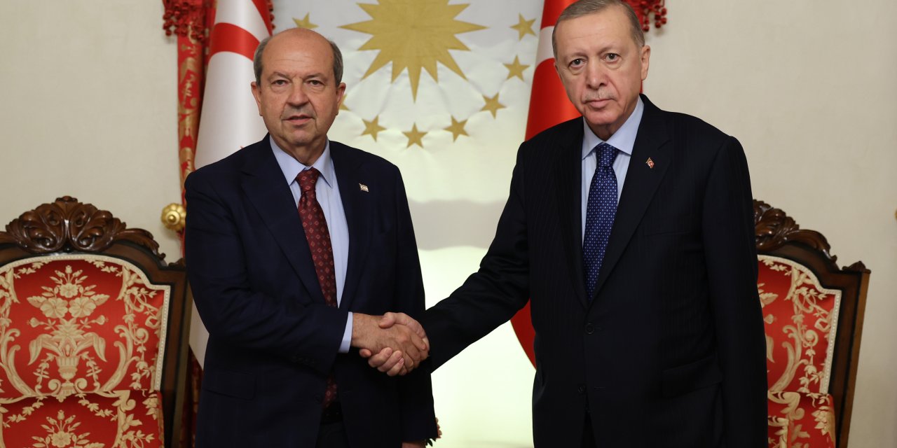 Cumhurbaşkanı Erdoğan, Ersin Tatar İle Görüştü