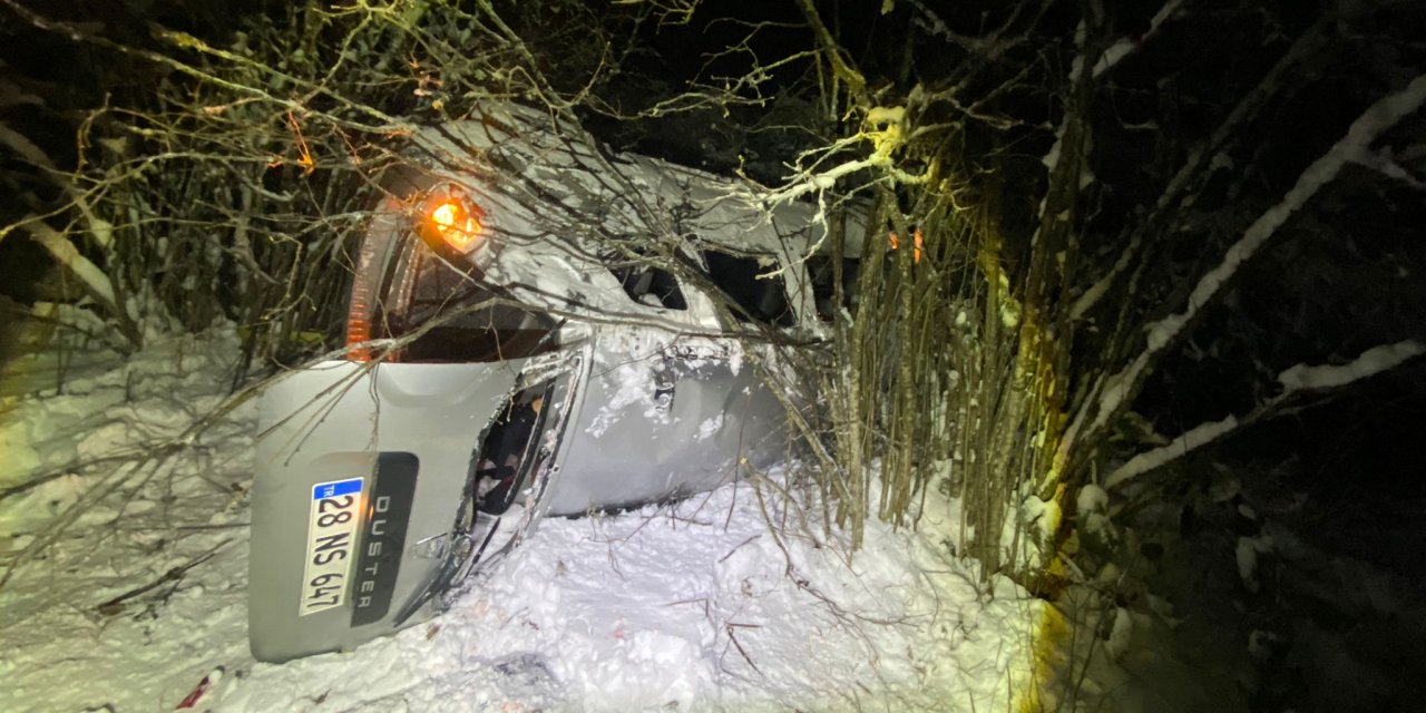 Giresun'da Cip Uçuruma Yuvarlandı; 1 Ölü, 3 Yaralı