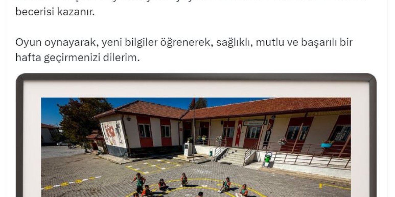 Bakan Tekin: Çocuk Oyunları, En Etkili Öğrenme Ve Gelişme Aracıdır