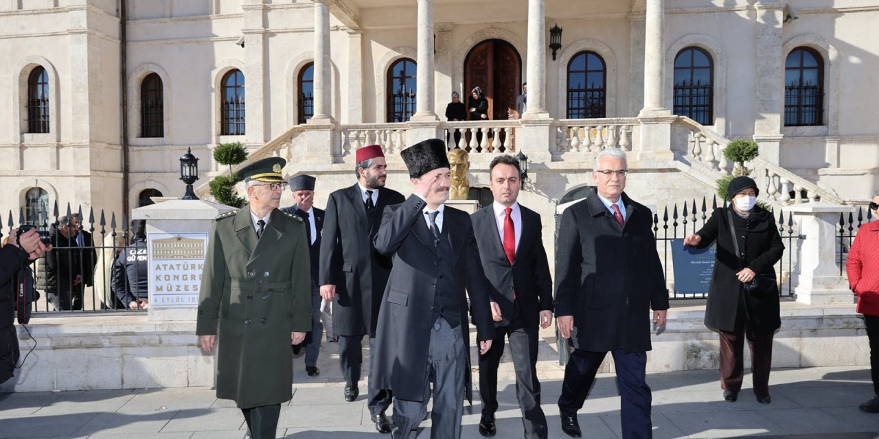 Atatürk'ün Sivas'tan Ayrılışı, 104'üncü Yıl Dönümünde Canlandırıldı