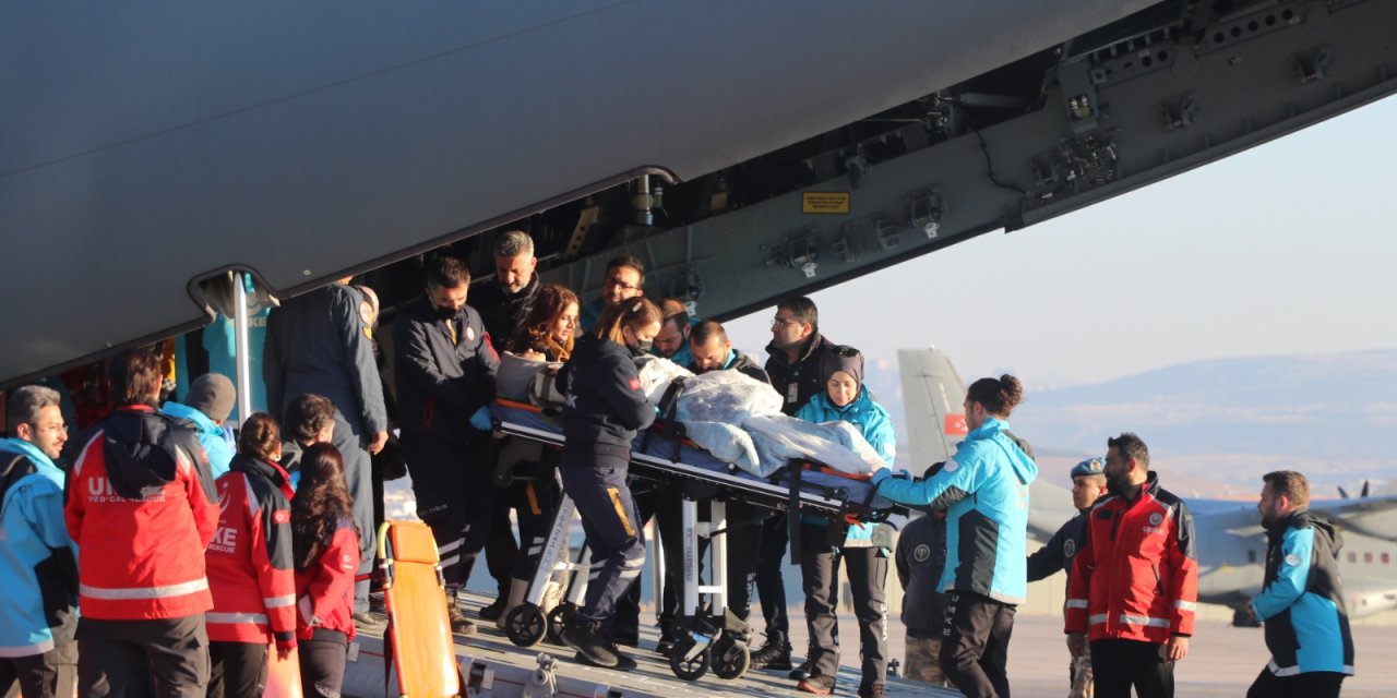 Gazzeli 102 Hasta İle 105 Refakatçi Ankara'ya Getiriliyor (2)