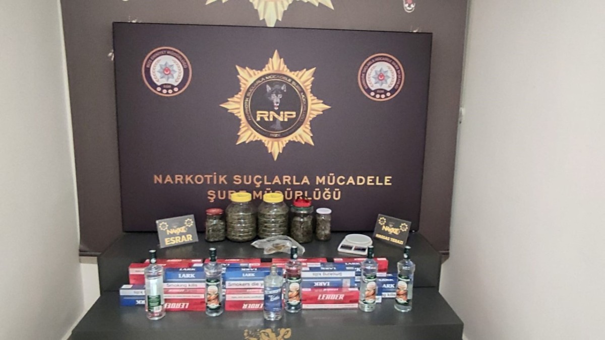 Rize'de uyuşturucu ticareti iddiasıyla 3 kişi tutuklandı