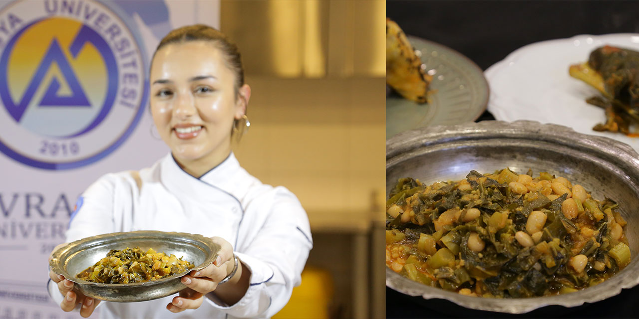 Karalahana çorbasına bu kez de Gastronomi ve Mutfak Sanatları Bölümü öğrencileri sahip çıktı