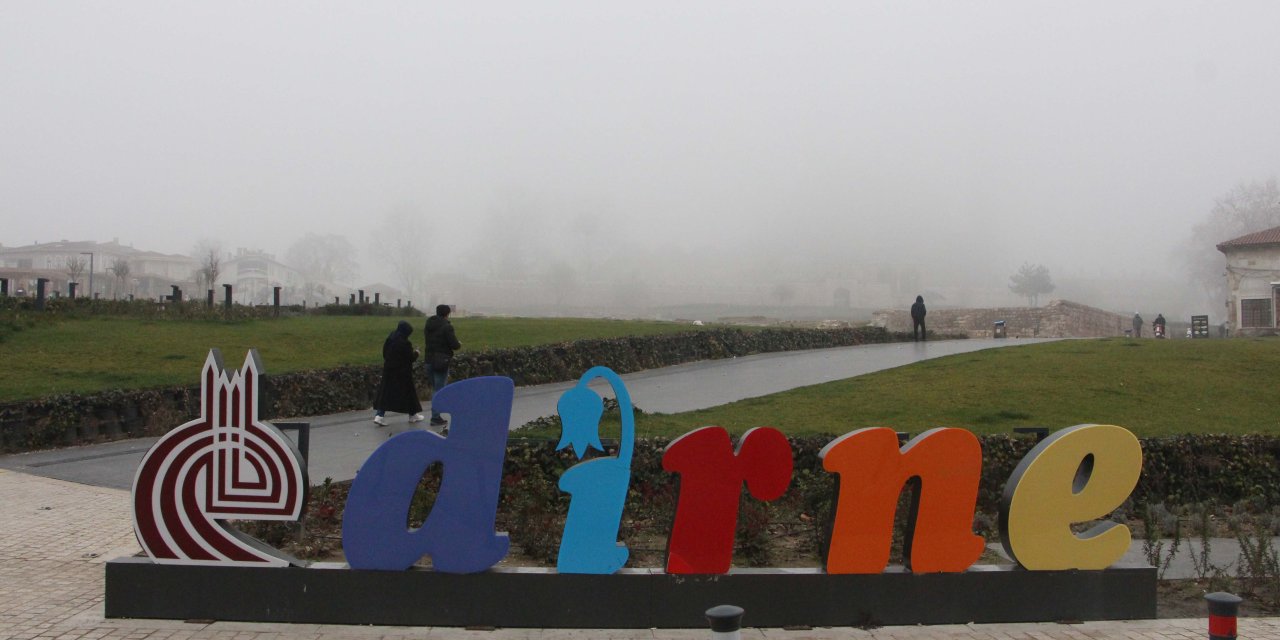 Edirne'de Sis Etkili Oldu