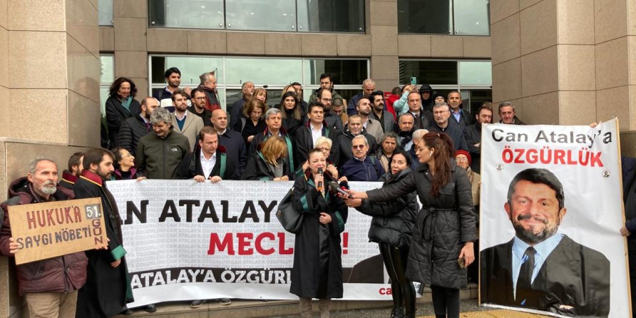 Can Atalay İçin Adliye Önünde Basın Açıklaması