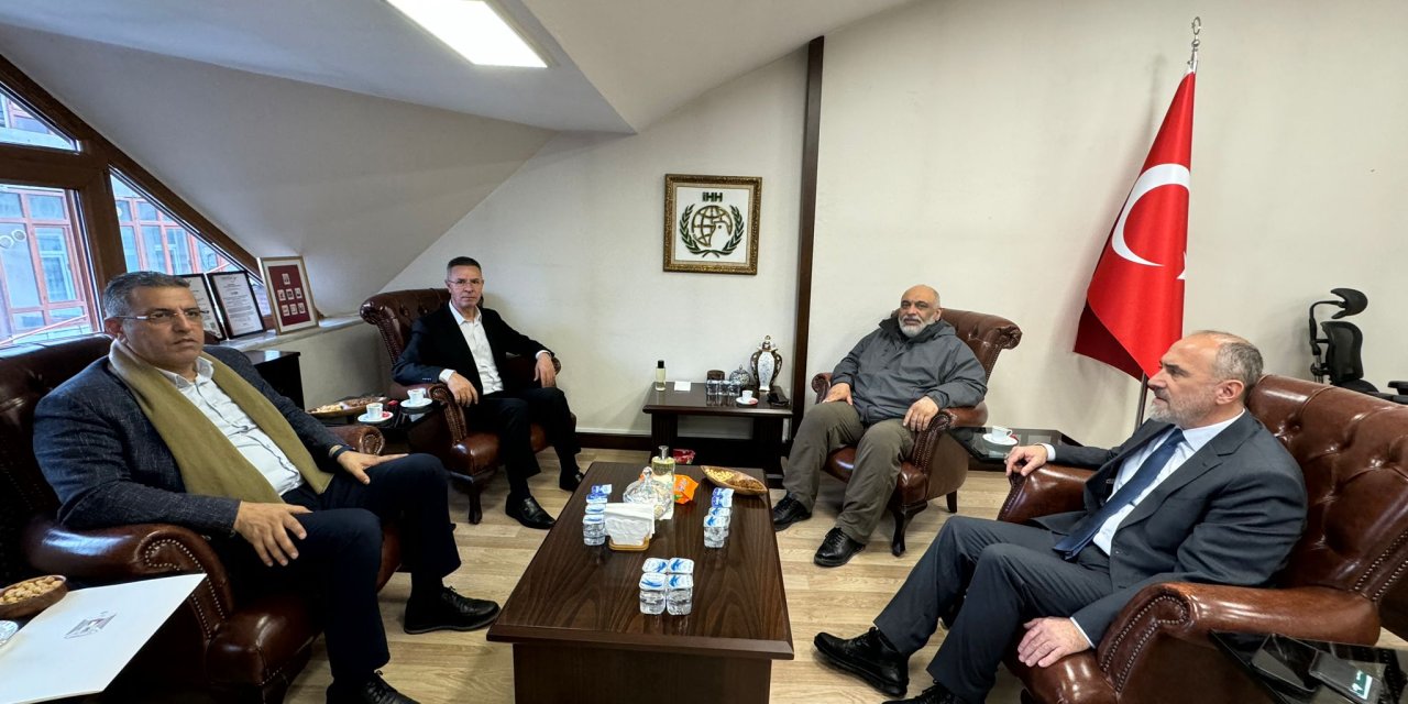 Filistin’in Ankara Büyükelçisi Mustafa, İhh’yı Ziyaret Etti