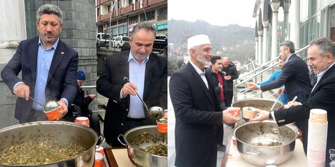 Rize'de 750 kişiye karalahana çorbası ikram edildi