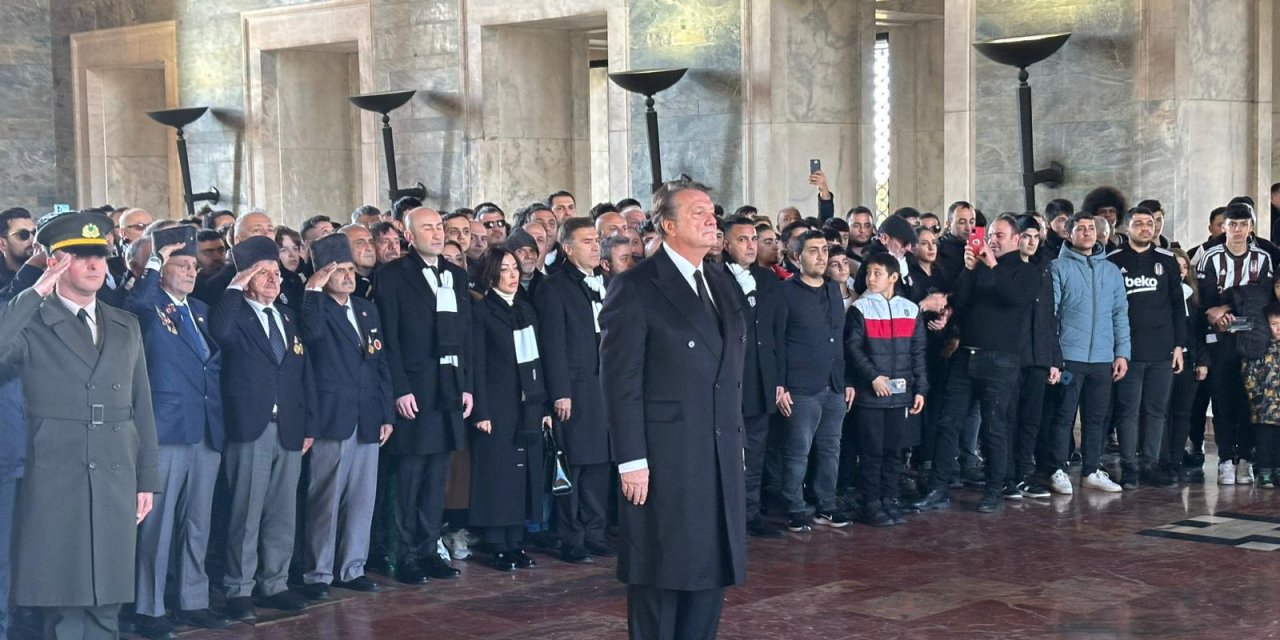 Beşiktaş'ta Yeni Yönetimden Anıtkabir'e Ziyaret