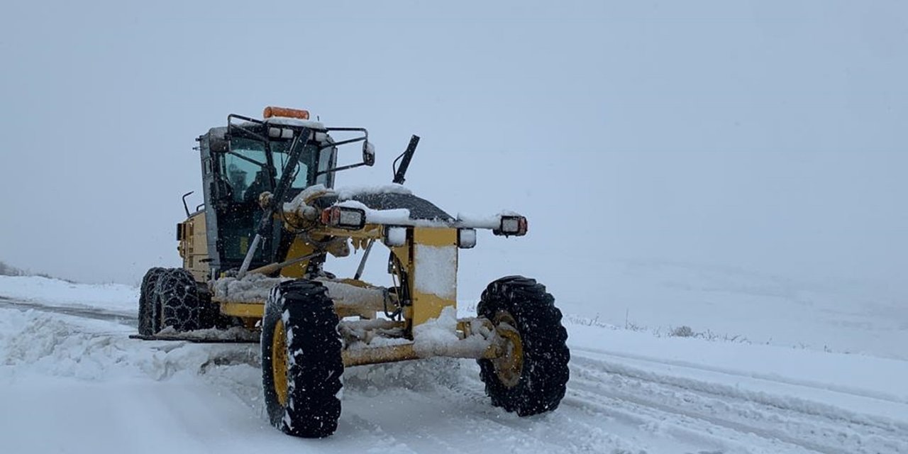 Bingöl- Erzurum Kara Yolunda Ulaşıma 'Kar' Engeli