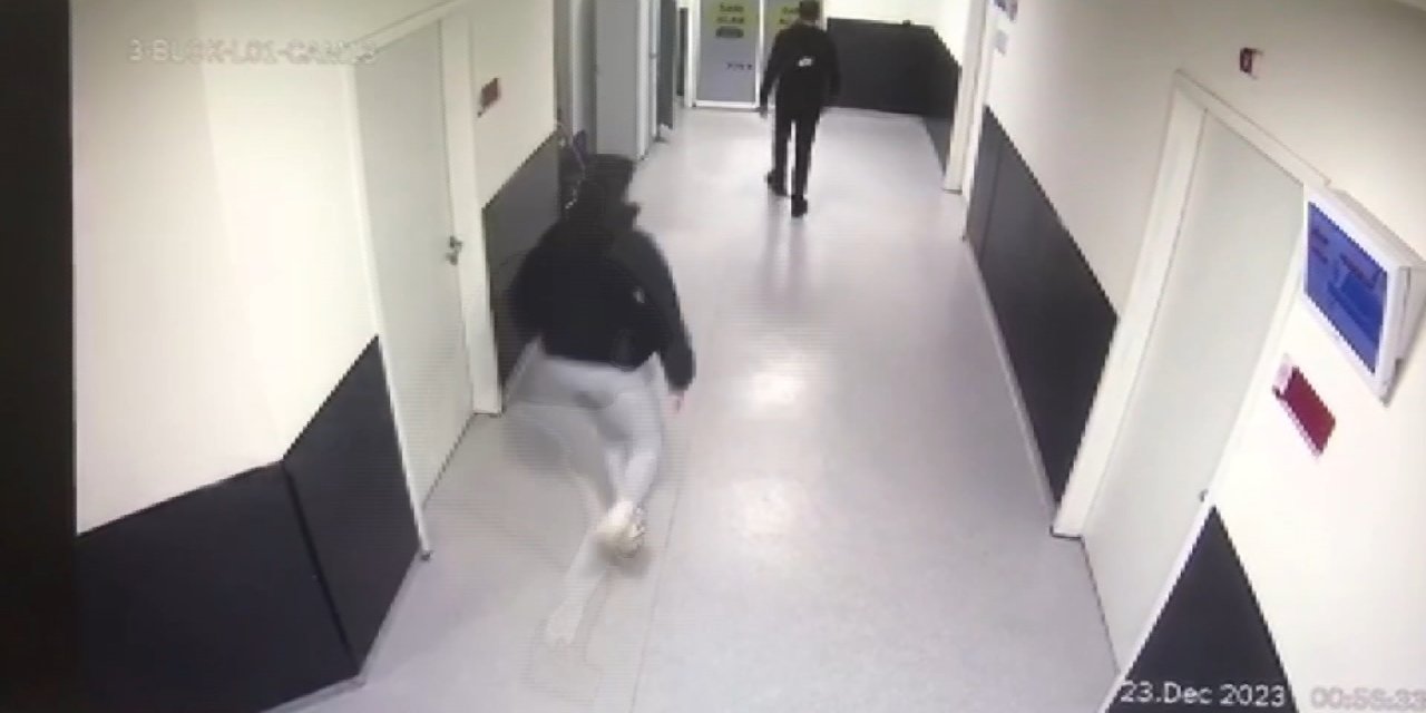 Prof.dr. Cemil Taşcıoğlu Şehir Hastanesi'nde Doktora Yumruklu Saldırı Kamerada