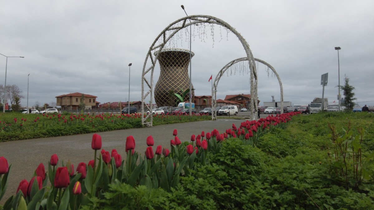 Laleler Rize'ye ayrı renk kattı