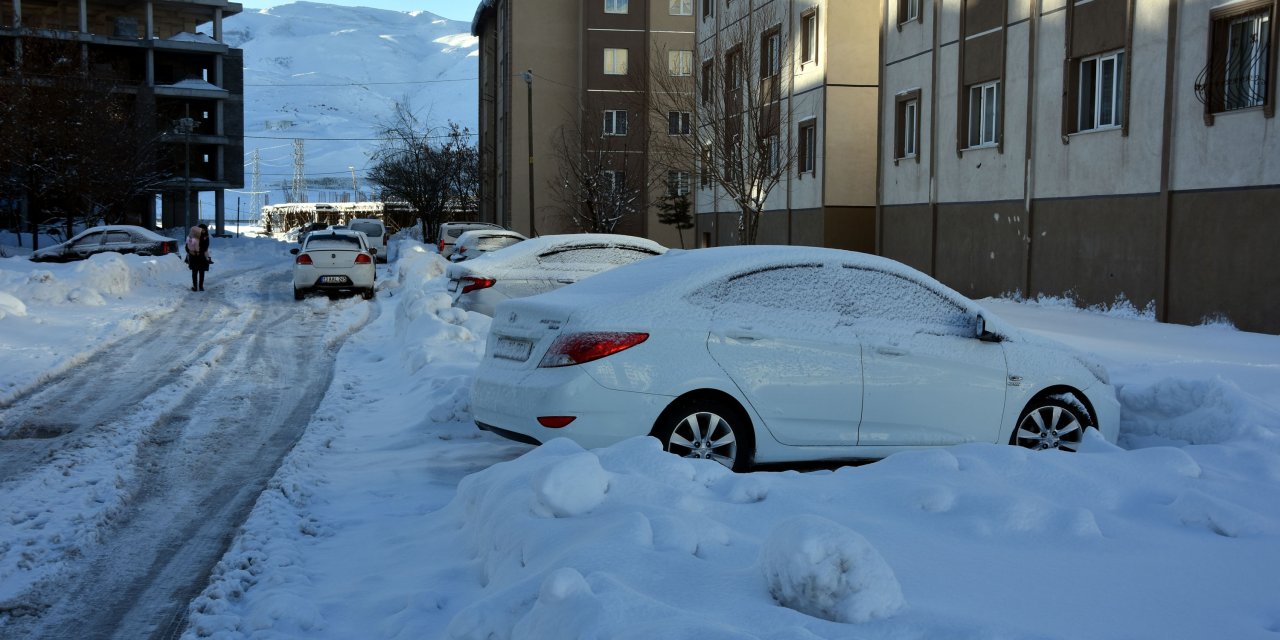 Bitlis'te 49 Köy Yolu Kardan Kapandı