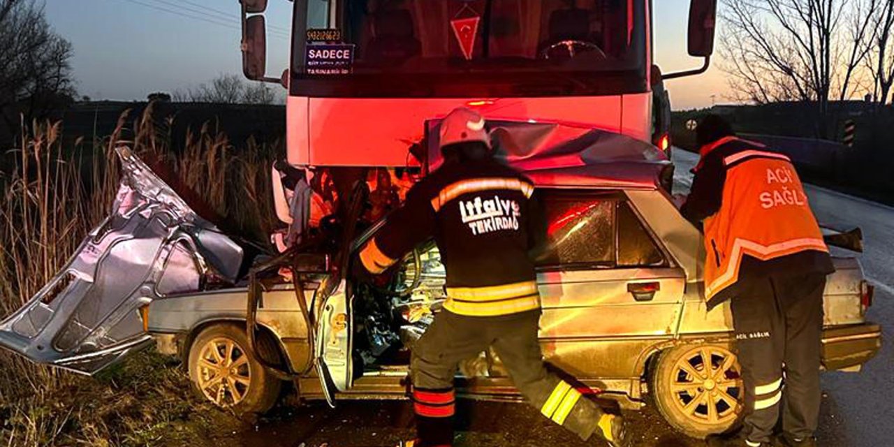 Süt Toplama Kamyonuyla Çarpışan Otomobilin Sürücüsü Akın, Hayatını Kaybetti