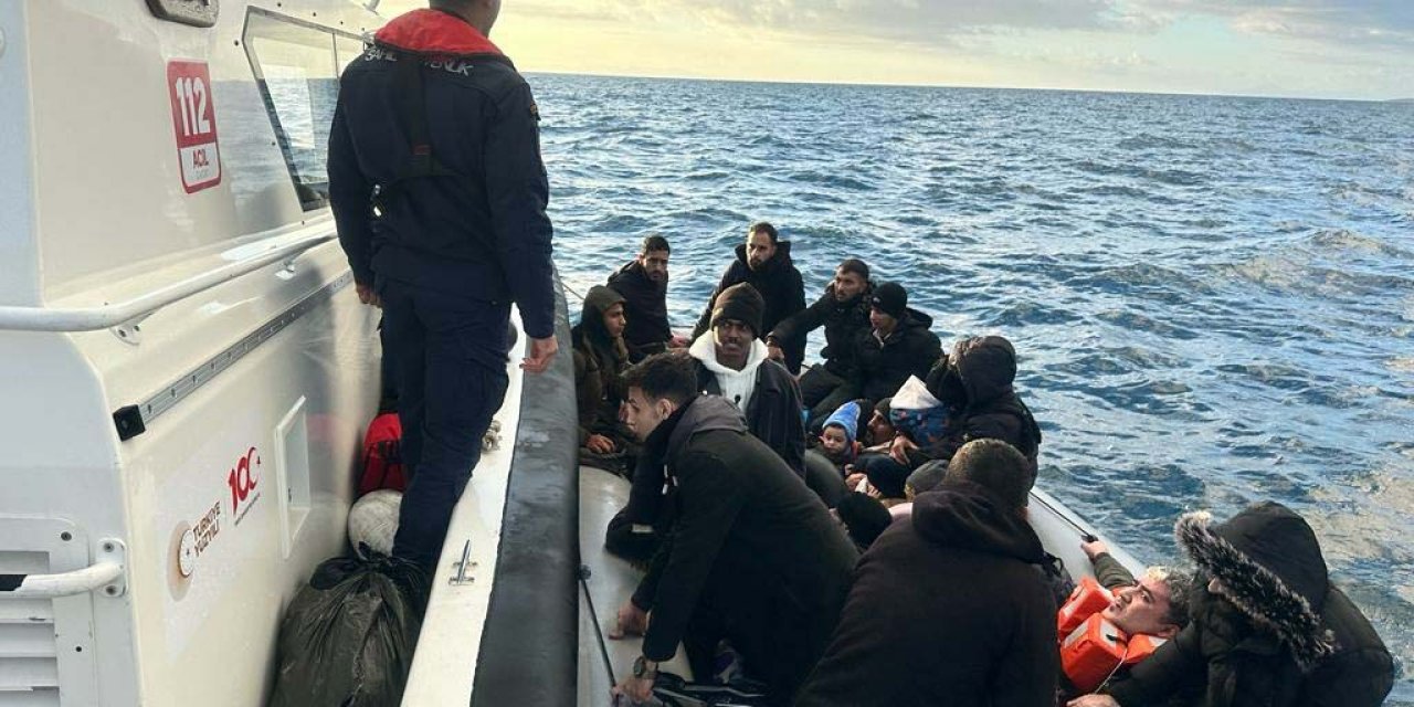 Muğla'da 128 Kaçak Göçmen İle  2 Organizatör Şüphelisi Yakalandı